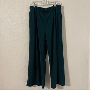 HALARA Women’s Wide-Leg Pants in Green XL